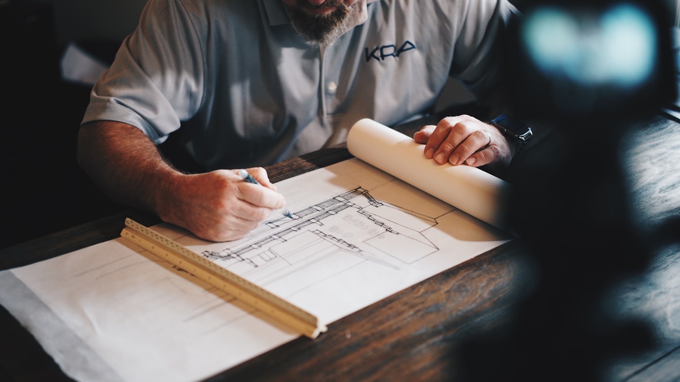 House plan and architectural blueprint